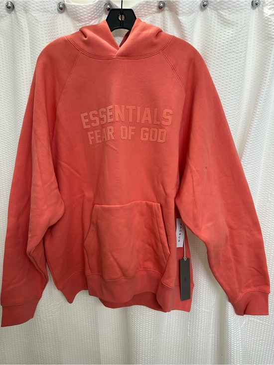Essentials Other - Essentials Coral Fear of God Crewneck Hoodie